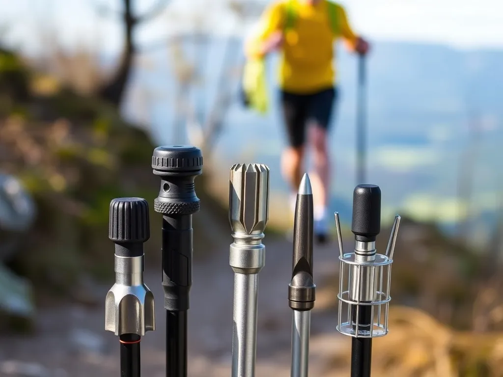 Końcówki do kijków nordic walking - jakie do czego? Przewodnik po rodzajach