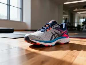 Profesjonalne okulary pływackie na krawędzi basenu z krystalicznie czystą wodą, zachęcające do treningu pływackiego.